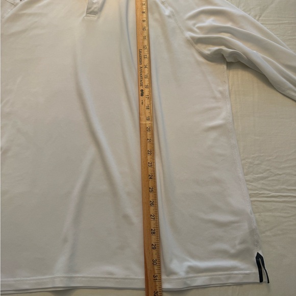 RHONE White Commuter Long Sleeve Polo Shirt XXL - Picture 9 of 9